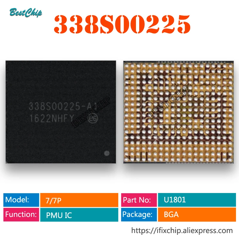 

5 шт./лот 338S00225-A1 338S00225 контроль мощности IC U1801 для iphone 7 7plus