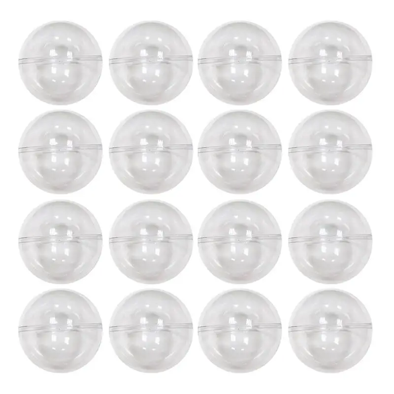 

Прозрачные пластиковые капсулы для игрушек диаметром 5 см, 25 шт., пустые круглые игрушечные шары для торгового автомата, Новинка
