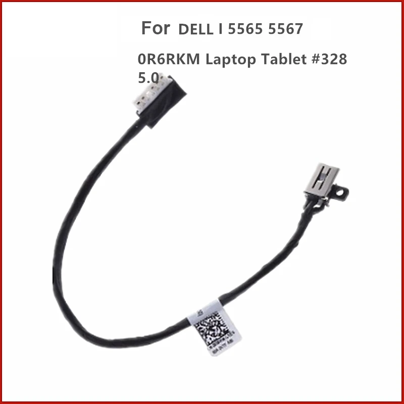 

Laptop DC Power Jack Cable Socket For DELL Inspiron 5565 5567 0R6RKM Laptop Tablet 328 5.0 Jack Replacement