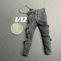hot sales devil toys scale 112 fashion for boys pant trousers model for 6inch movable body doll accessories