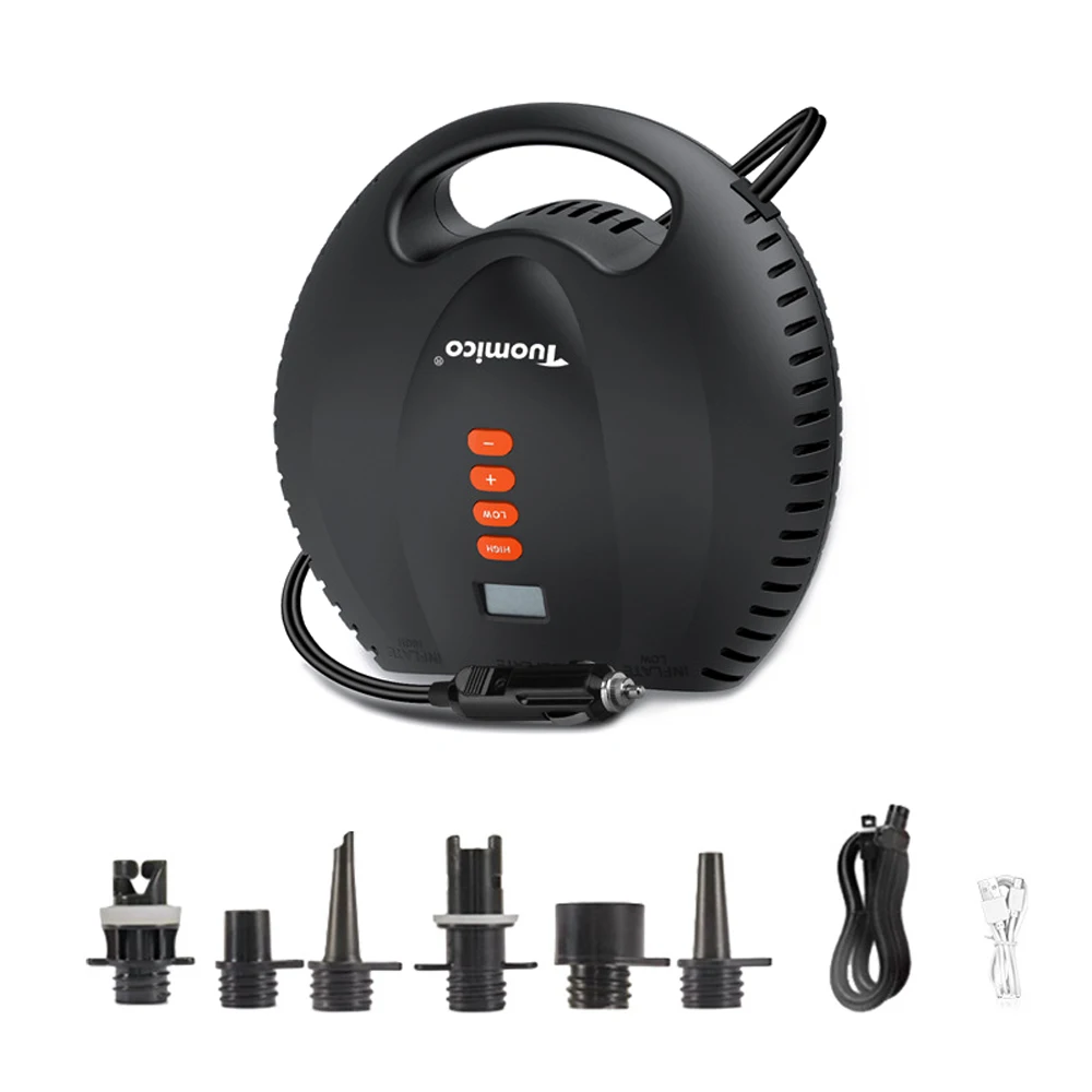 

Портативный электрический воздушный насос, ручной насос высокой мощности с цифровым дисплеем, для серфинга и плавания