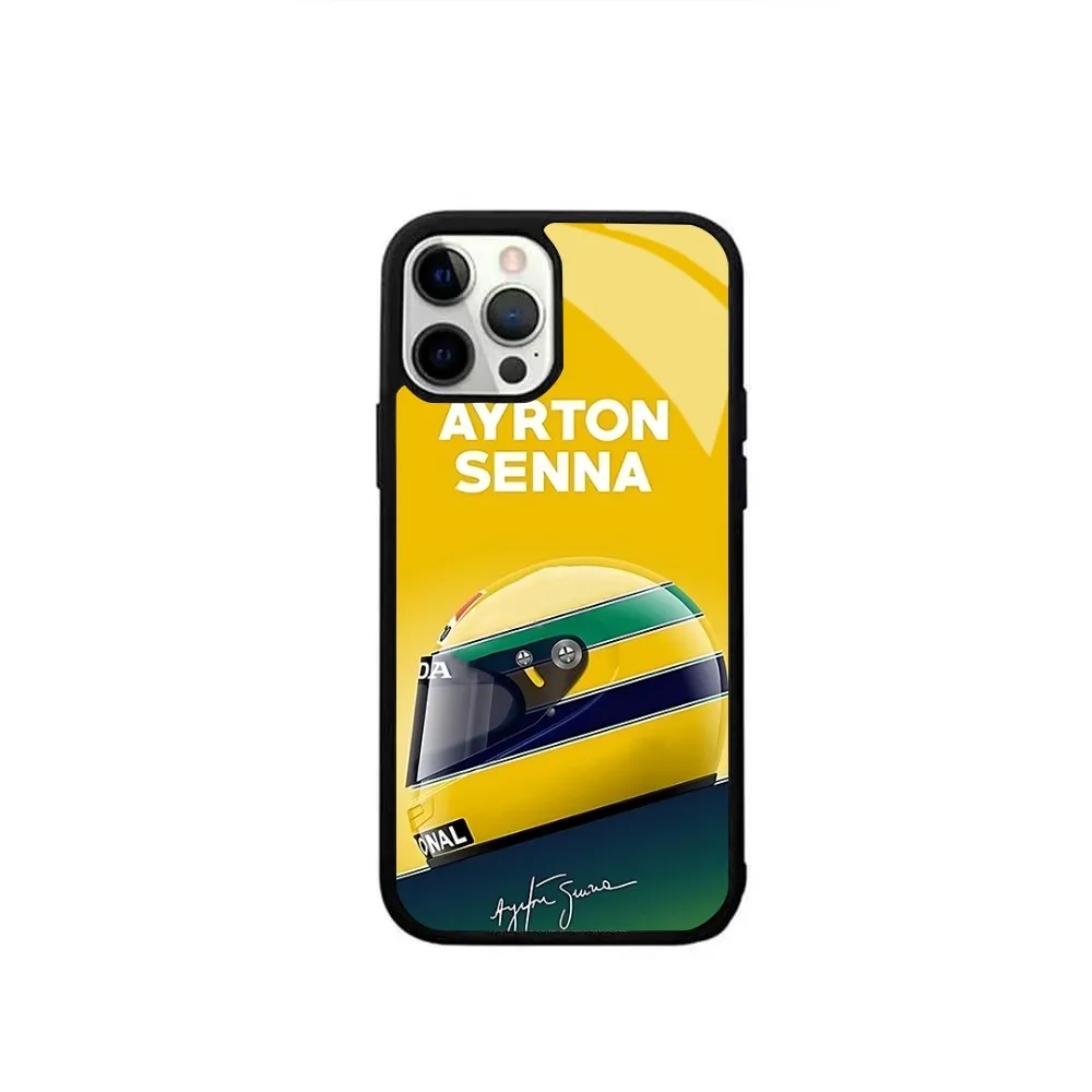 Айртон S-Senna H-Helmet F-F1 Чехол для телефона Magsafe Чехлы беспроводной зарядки IPhone 16 15 13 12