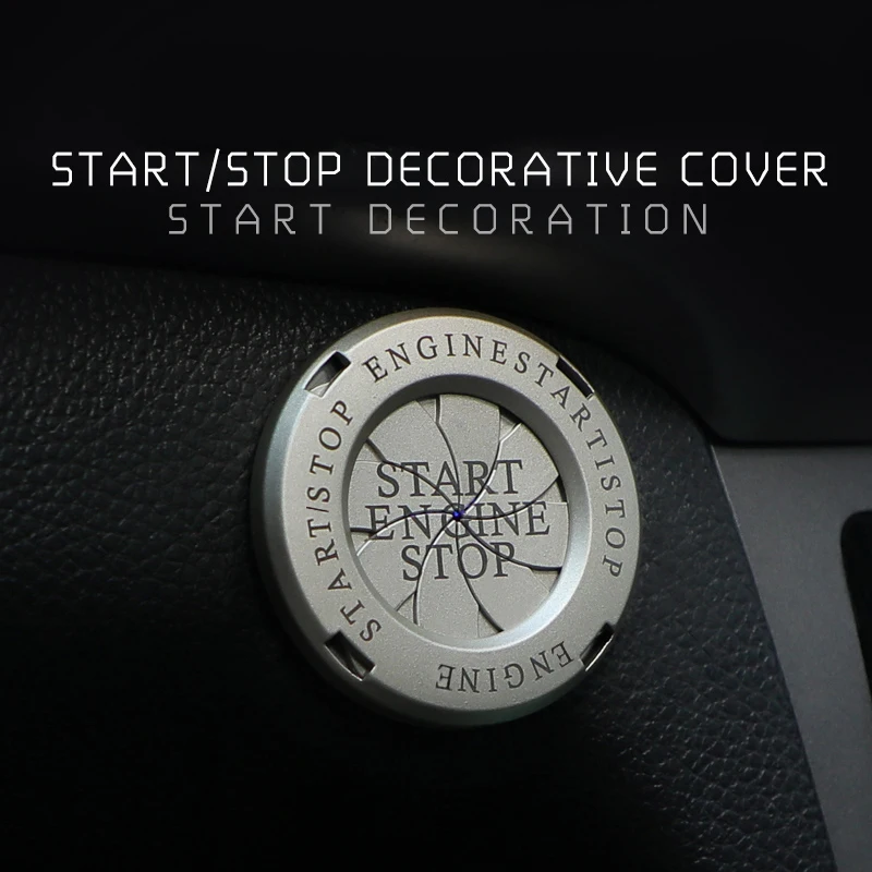 

Car Start Stop Decorative Button Ring Cover Inner Diameter=3cm, Out Diameter =5cm Fit for Universal Car