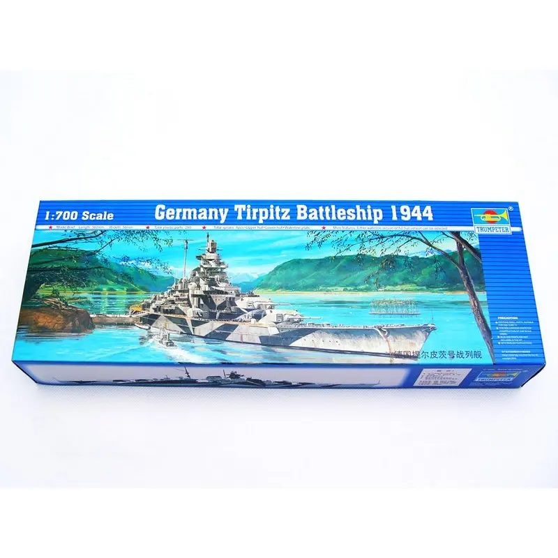 Немецкий боевой корабль Tirpitz Trumpeter 05712 1/700 модель в масштабе | Отзывы и видеообзор -1005004300795800
