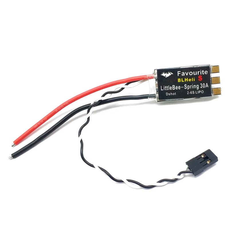 1 шт. FVT LITTLEBEE Little bee BLHeli-s SPRING 30A ESC 2-6 S поддержка Mulitshot Opto Oneshot42 OneShot125