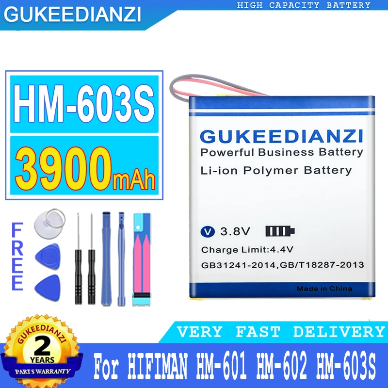 

Bateria 3900mAh High Capacity Battery For HIFIMAN HM-601HM601 HM602 HM-602 HM-603S Mobile Phone High Quality Battery