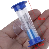 5 colors toothbrush swivel sand timer 2 minutes shower timer kids mini glass sand clock household items hourglass sand timer