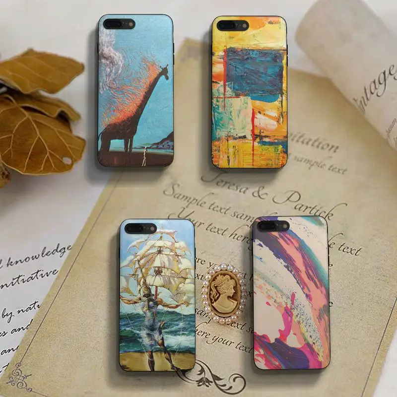 

Salvador Dali Abstract Art Phone Case Fundas Shell Cover For Iphone 6 6s 7 8 Plus Xr X Xs 11 12 13 Mini Pro Max