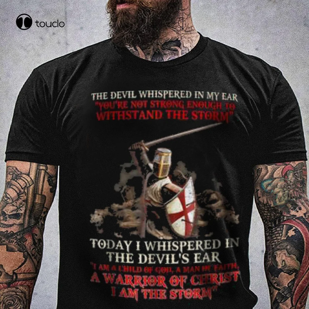 

Футболка с надписью «The Devil Whispered In My Ear»