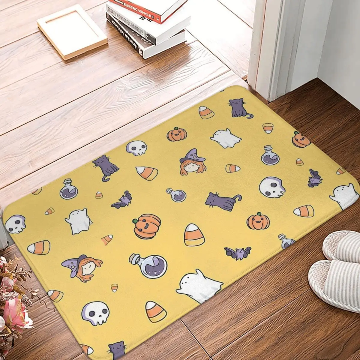 Кости Скелет души кухонный нескользящий ковер спугающий милый коврик Хэллоуин