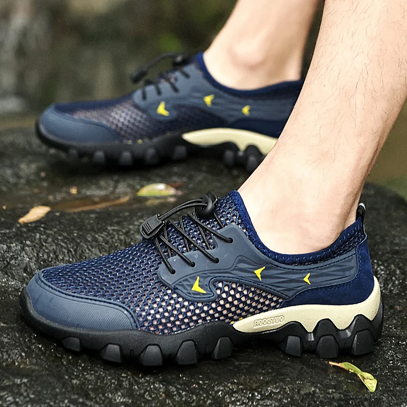 

Мужские кроссовки для бега, удобные дышащие кроссовки Flyknit для улицы, кроссовки для прогулок и бега, сетчатая обувь