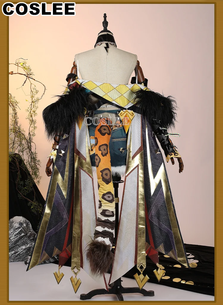 COSLEE Xilonen Косплей Костюм Genshin Impact Игровой Прекрасная Униформа Платье Хэллоуин