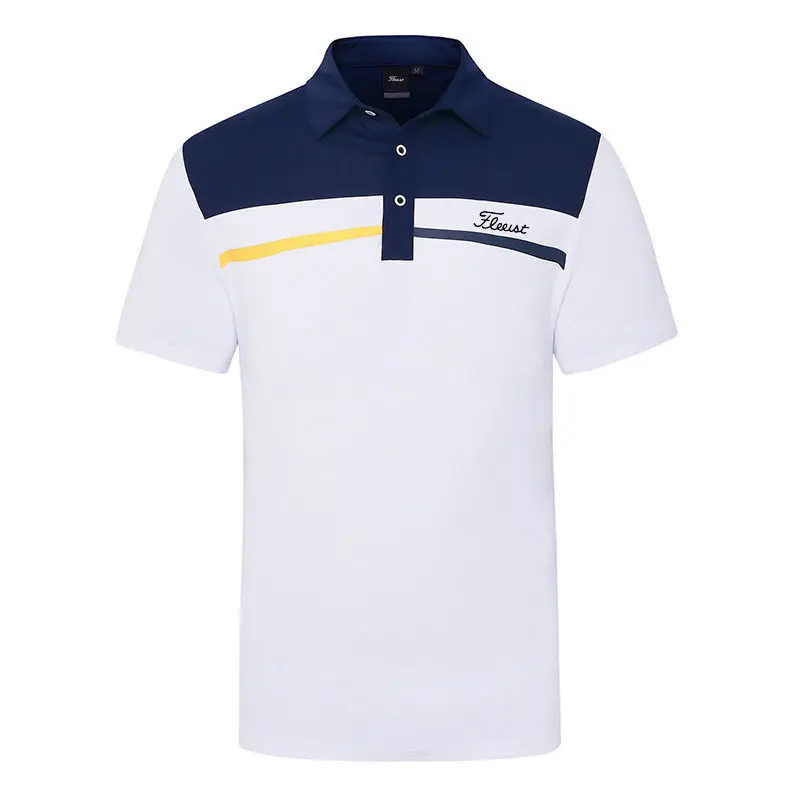 Summer New Golf Clothing for Men's Short-sleeved Outdoor Sports Breathable Sweat-wicking POLO Shirt Quick-drying Golf Shirts