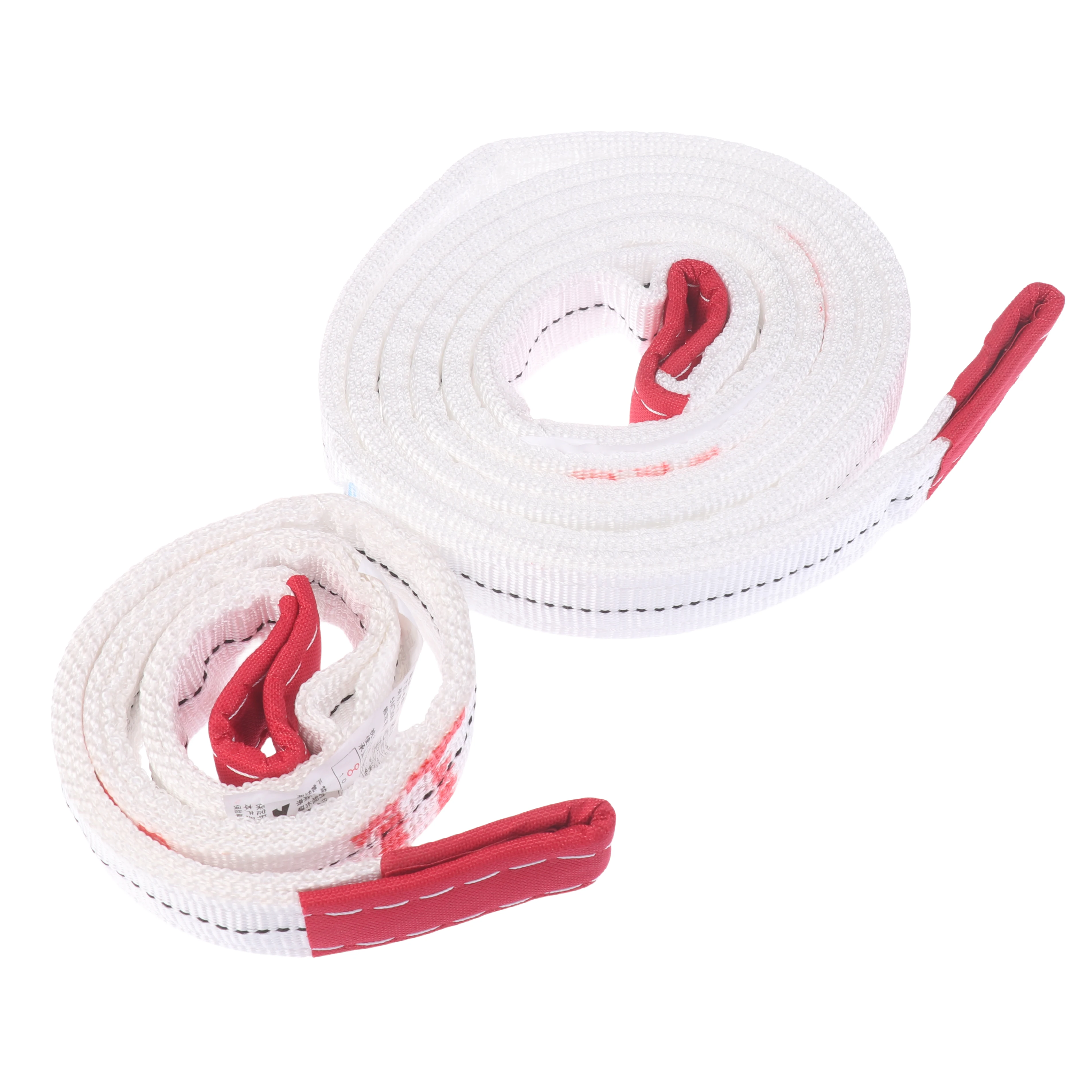 Практичный промышленный подъемный ремень износостойкий белый Плоский для