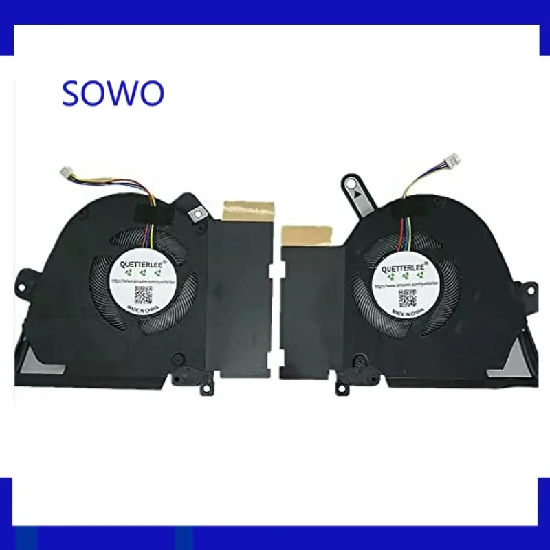 Новый вентилятор охлаждения процессора и графического ноутбука для ASUS TUF Dash F15 FX516