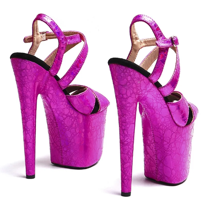 Женские новые сандалии из искусственной кожи 20 см/8 дюймов пикантные