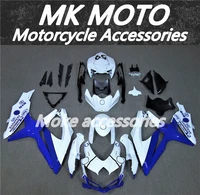 motorcycle fairings kit fit for gsxr600750 2008 2009 2010 bodywork set high quality abs injection new white blue