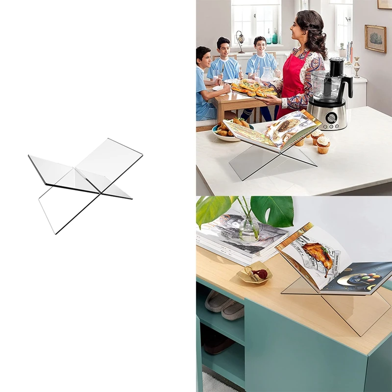 

Acrylic Bookshelf Transparent Display Reading Rack
