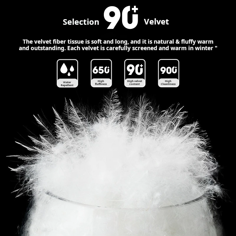 Мужской зимний пуховик на утином пуху