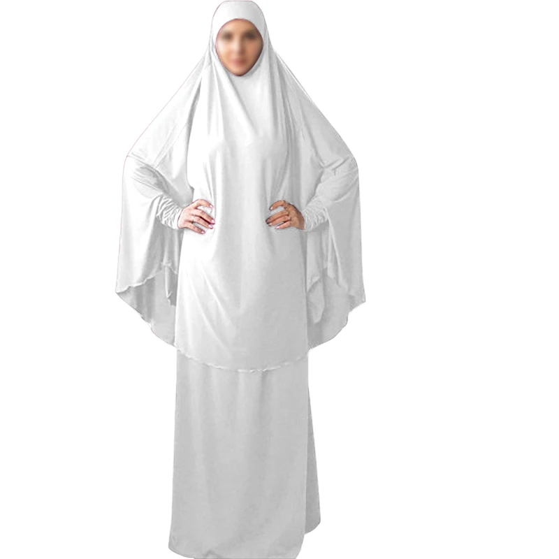 Jilbab Abaya молитвенная одежда Khimar 2 предмета Женская юбка с капюшоном костюм Мужская