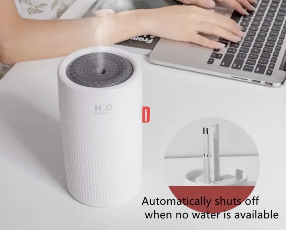 Портативный перезаряжаемый увлажнитель большой емкости 750 мл красочный ночник и