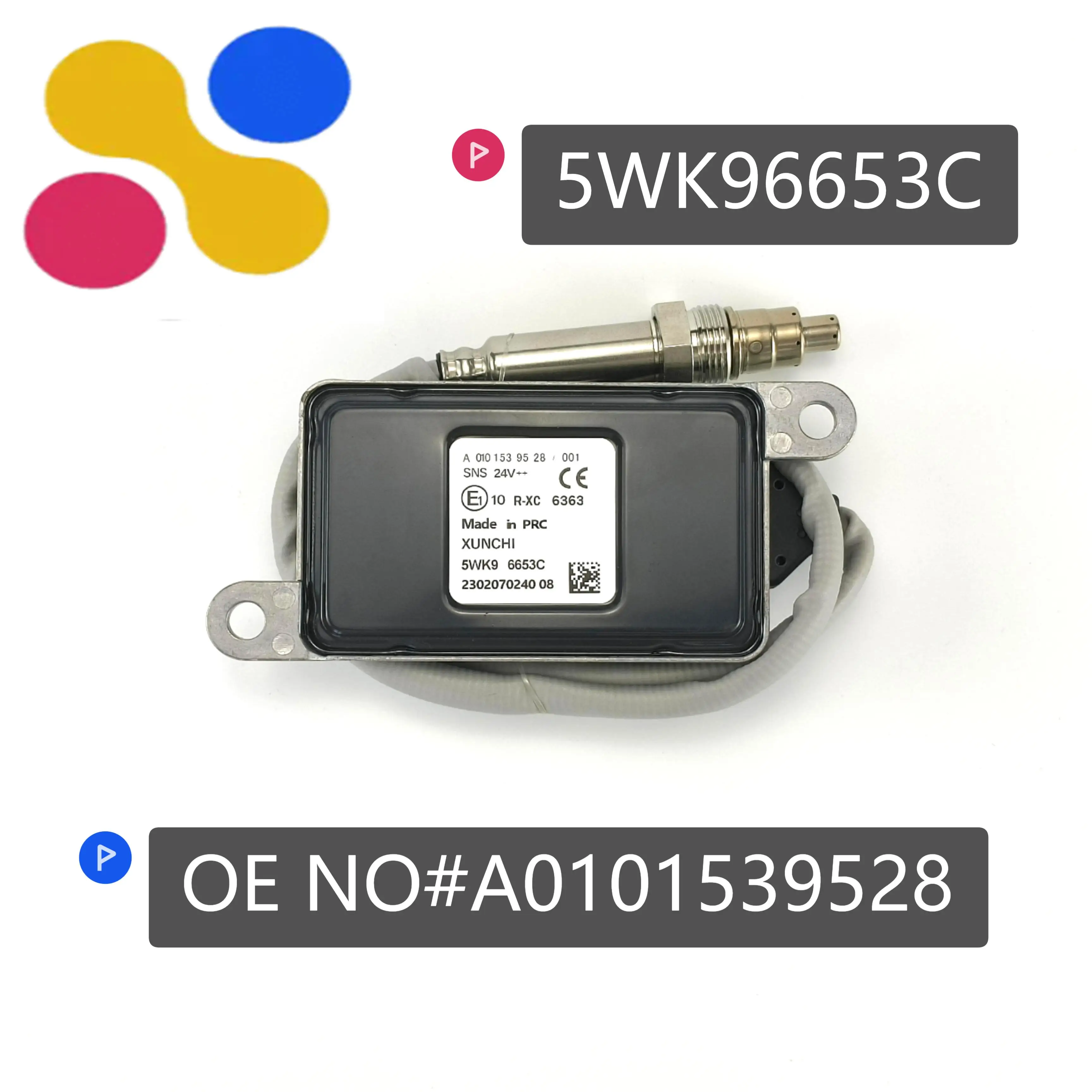 A 0101539528 5WK96653C 5WK9 6653C 010 153 95 28 Датчик азота и кислорода для Mercedes-Benz Actros MP4 MP5 Arocs Nox Sensor