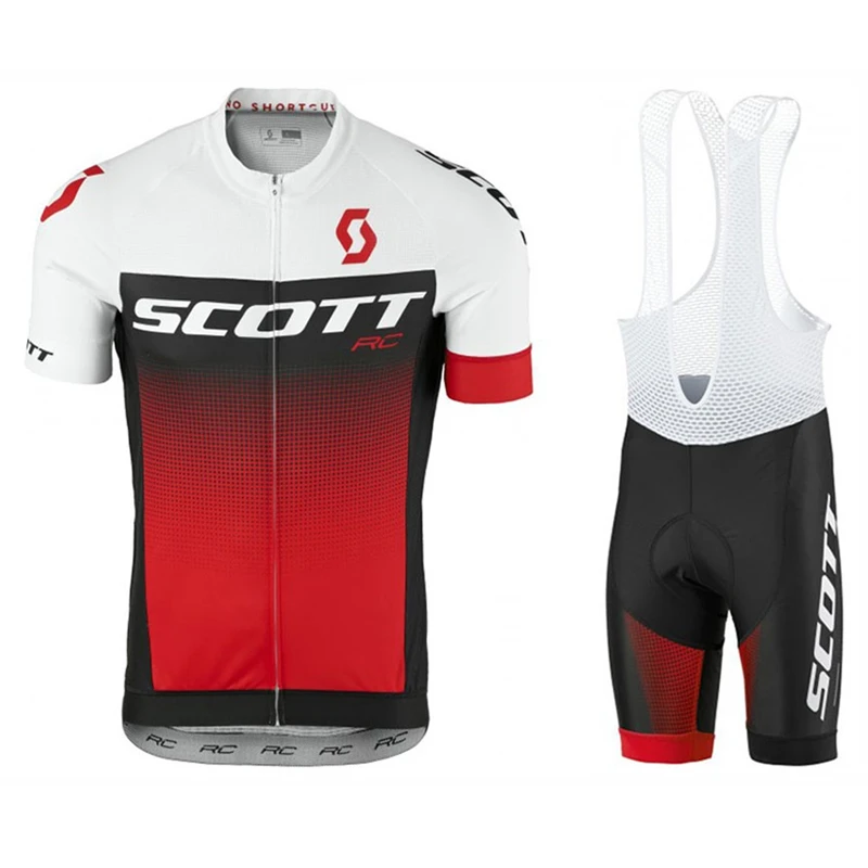 SCOTT Bike Cycling Jersey Set Men's Summer Short Sleeve Moun