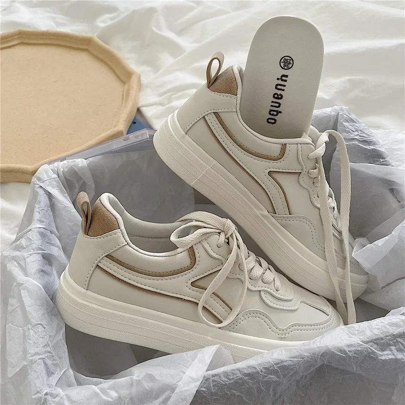 

Canvas Autumn White Sports Running Shoes Women's Sneakers 2022 Korean New Casual Vulcanize Designer Fashion Lolita Basket Flat