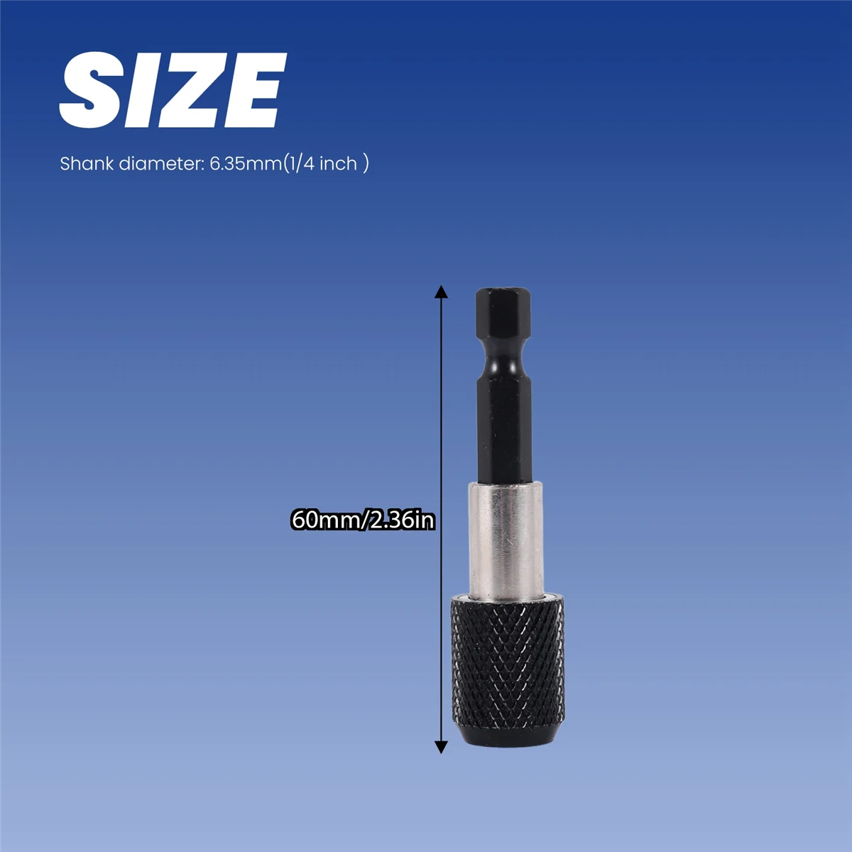 1/4 дюйма ударный привод с шестигранным хвостовиком быстроразъемный сменный