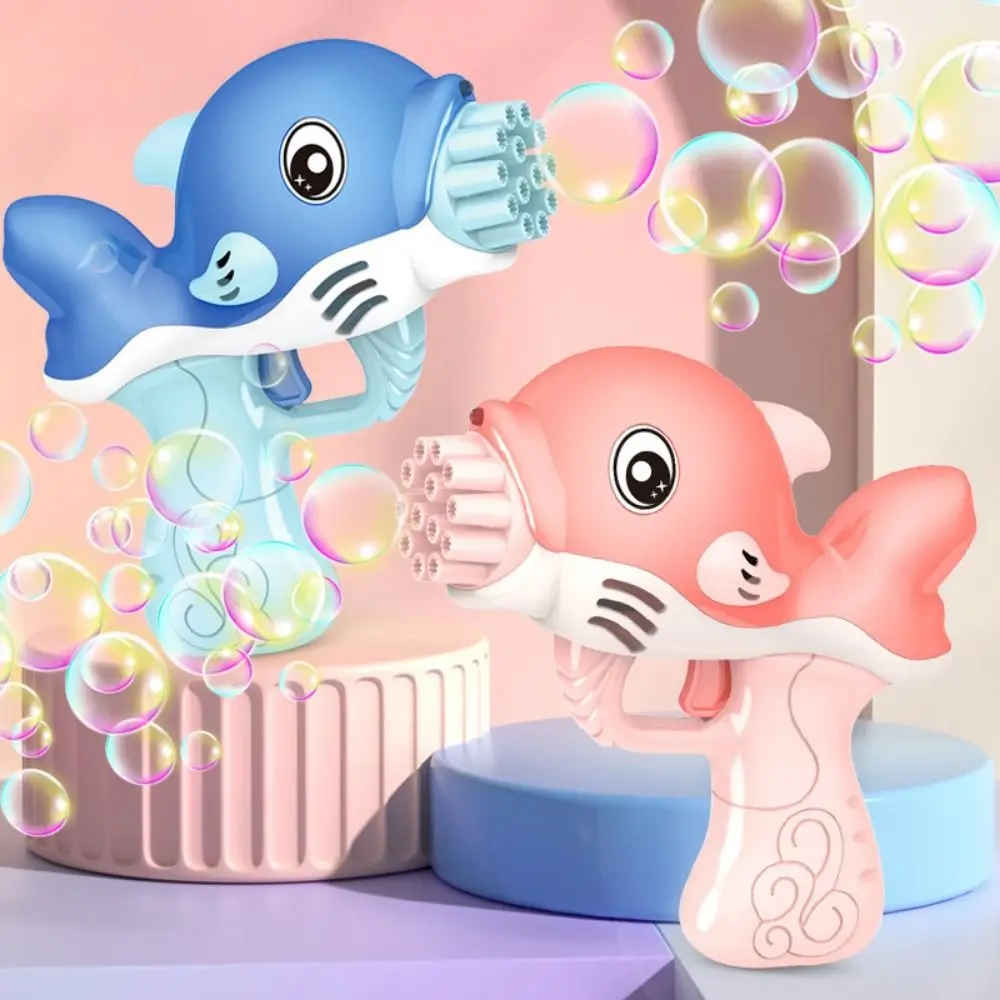 

for Kid Automatic 13 Holes Boom Bubble Maker Music Bubble Bubble Gun Dolphin Bubble Machine