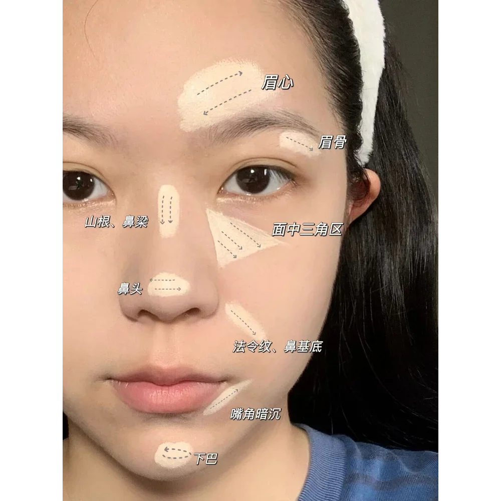 Палитра хайлайтеров JudydoLL Duplex кремовая и пудра универсальный матовый мелирующий