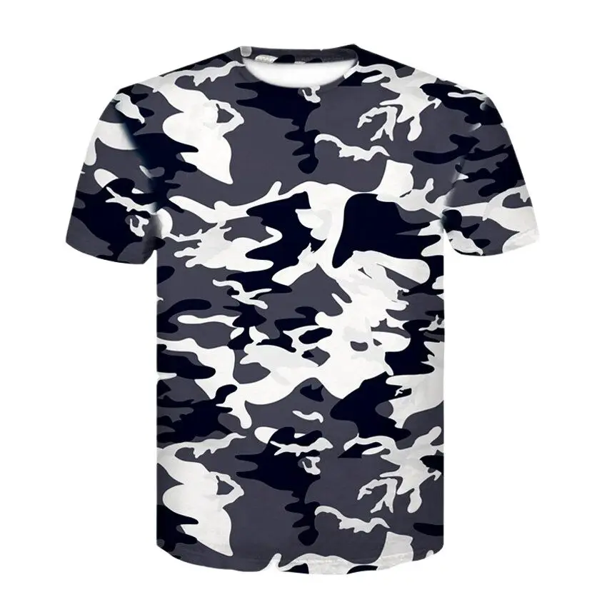 

Marine Corps Field Camo Summer Vintage 3D Printed Men's Outdoor Sports Simple Tough Guy Style Round Neck Short Sleeve T-shirts