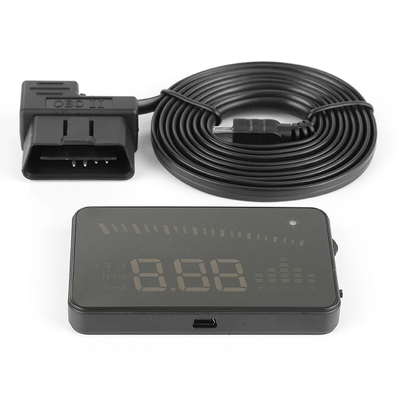 

Автомобильный проектор на лобовое стекло X5, проектор на лобовое стекло OBD II EOBD, проектор на лобовое стекло, универсальный цифровой проектор