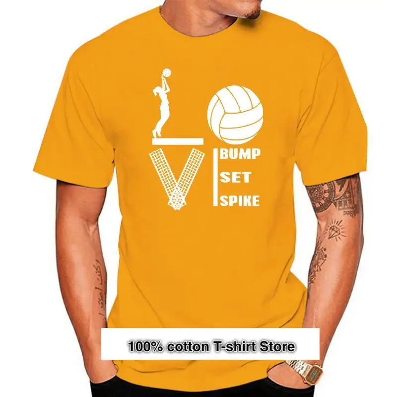 

Camiseta de manga larga para hombre y mujer, camisa con gráfico creativo, Top de amor, voleibol, regalo