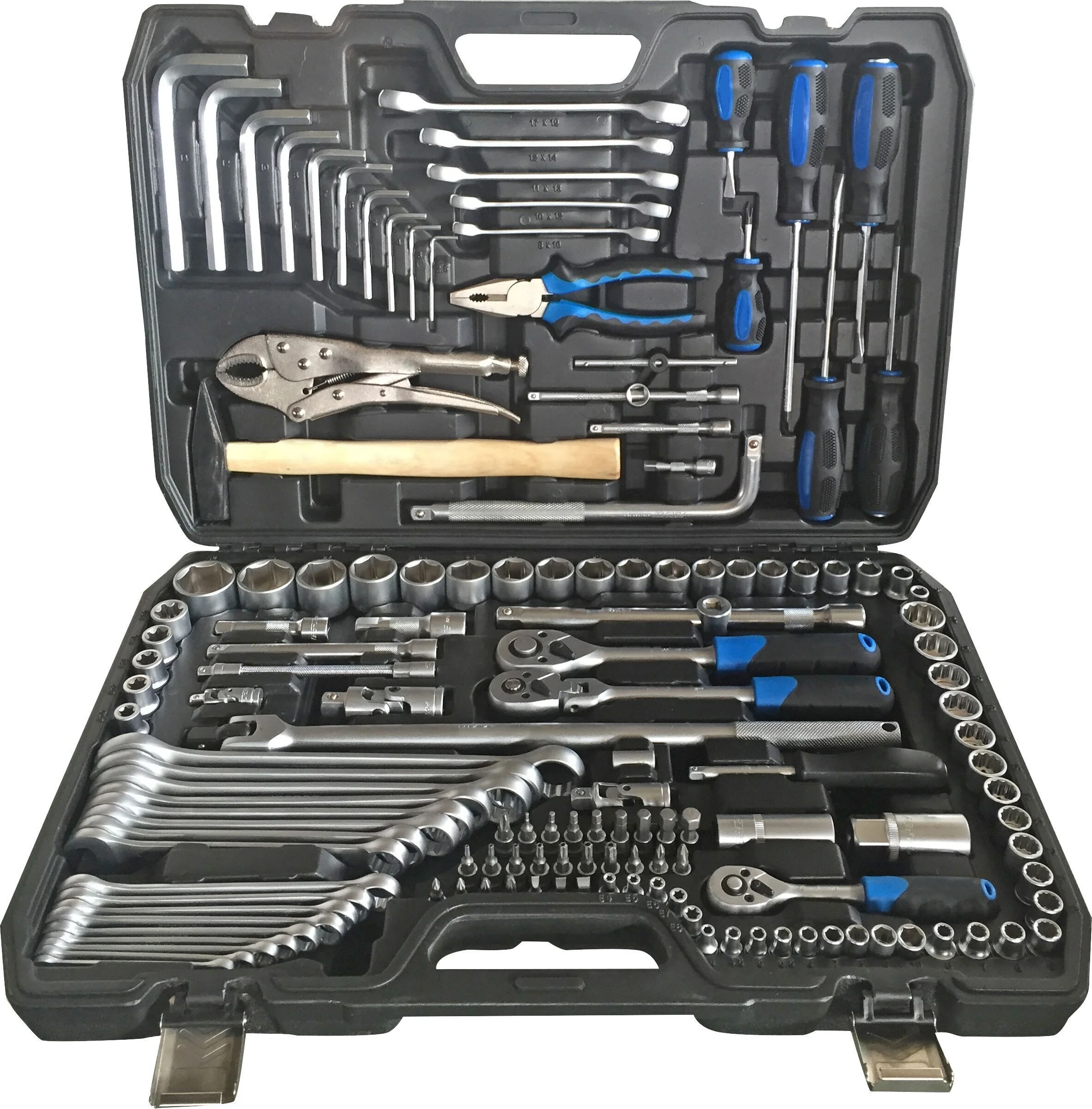 

GTYPRO Real Cr-v 142pcs Socket Set Ratchet Wrench Manufacturer Hand Tools Set 1/2 1/4 3/8 Auto Repair 142 rachet herramientas