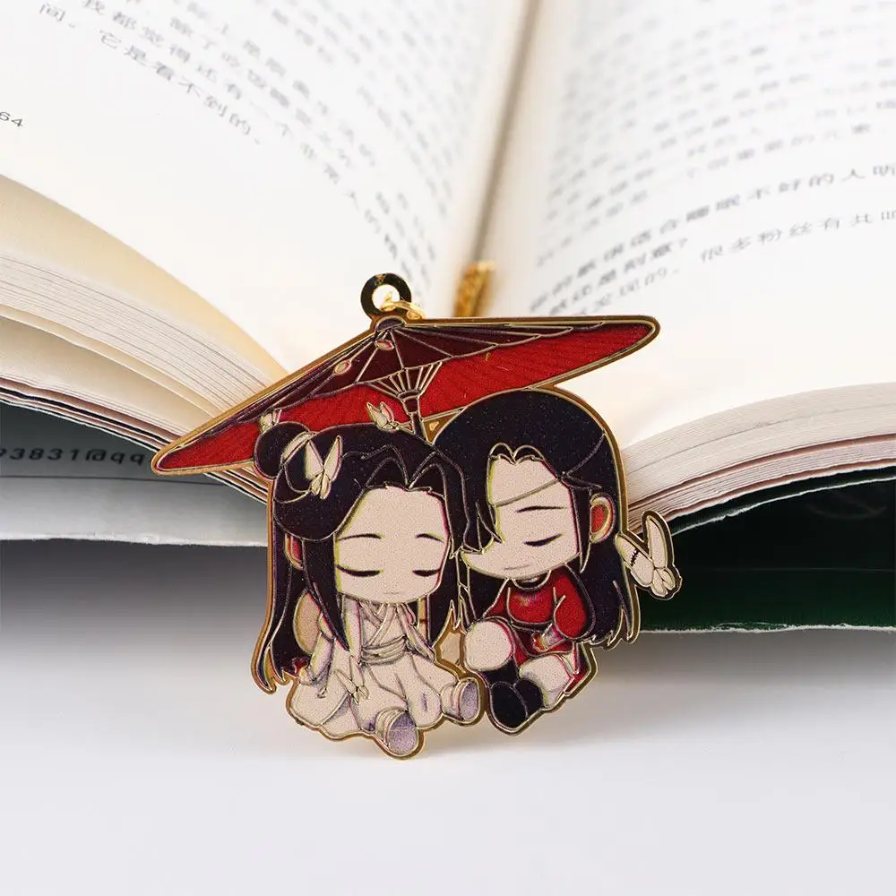 

Student Gift Wei Wuxian Pagination Mark Metal School Supply Pendant Bookmark Stationery Book Markers Mo Dao Zu Shi