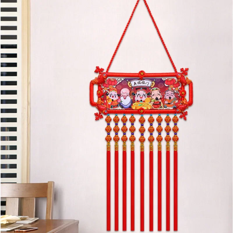 Китайские подвесные украшения для гостиной благоприятные иероглифы украшение