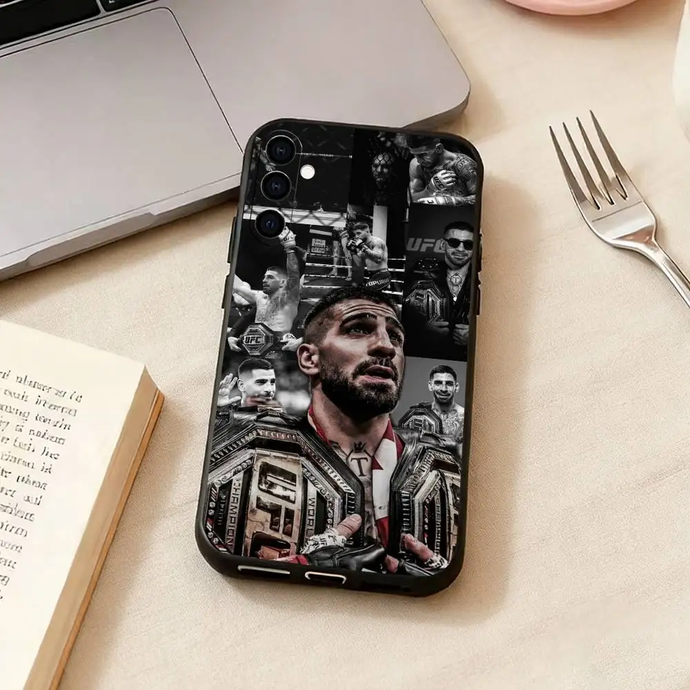 Фото Чехол для телефона I-Ilia Champion Topuria-t, черный, силиконовый, мягкий, для Samsung Galaxy A73, A72, A71, A70, A53, A52, A51 №4