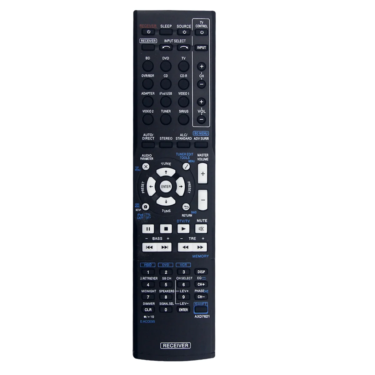 Заменить пульт дистанционного управления Axd7621 для Pioneer Av приемника Axd7569 Axd7661 Axd7662