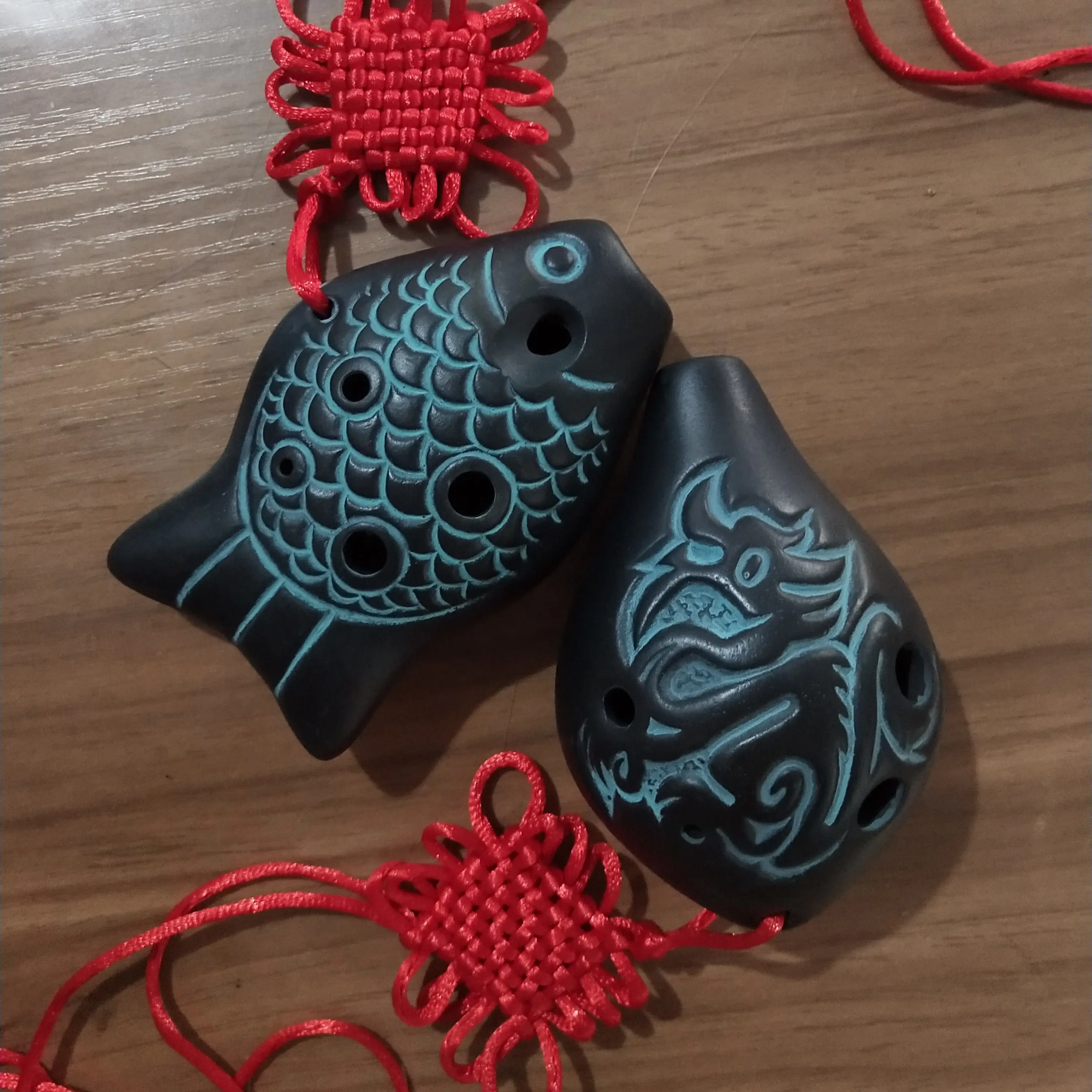 

Черная керамика Ocarina с 6 отверстиями, этнический стиль, ручная работа, китайские традиционные подарки для детей на день рождения, музыкальны...