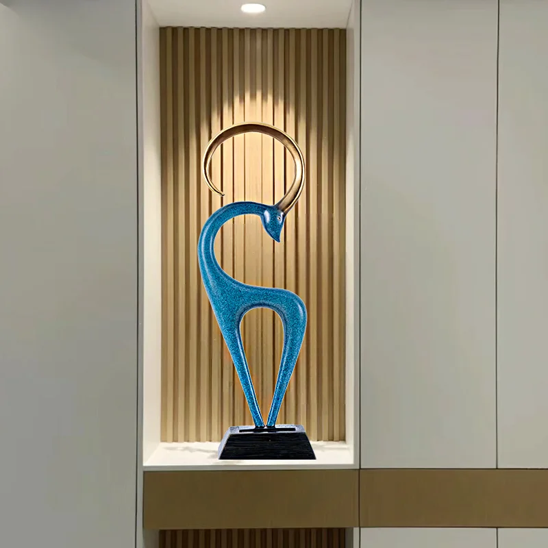 Имитация оленя для домашнего входа роскошное высококлассное украшение мягкая