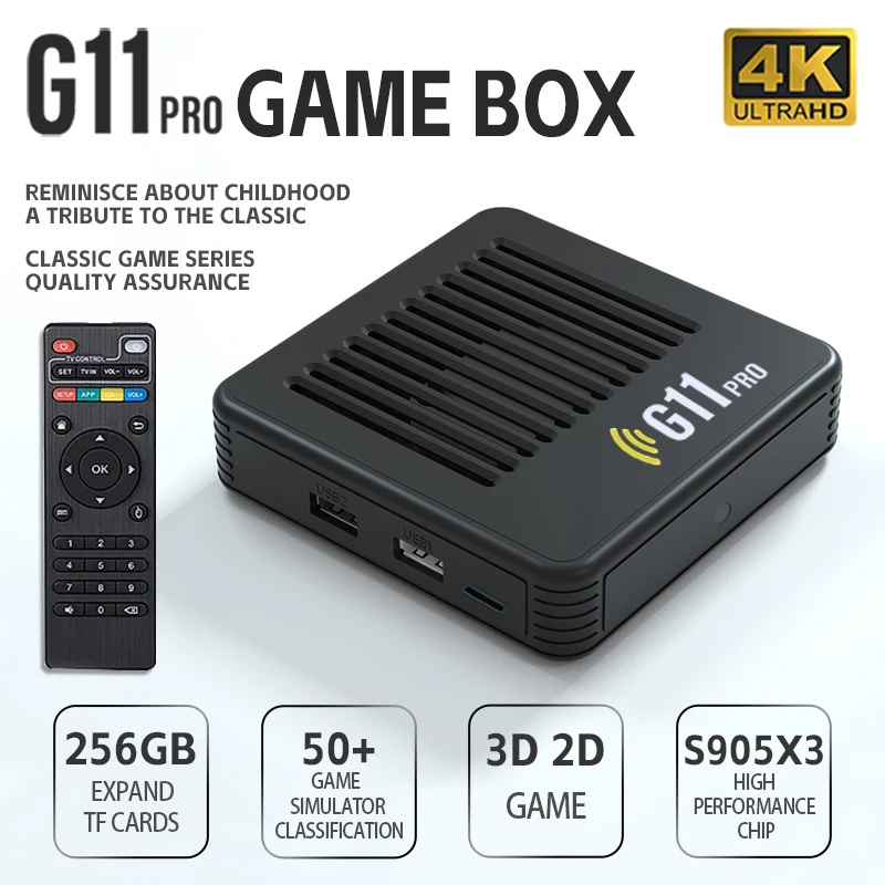 Игровая консоль G11 Pro Game Box 4K HD TV Stick