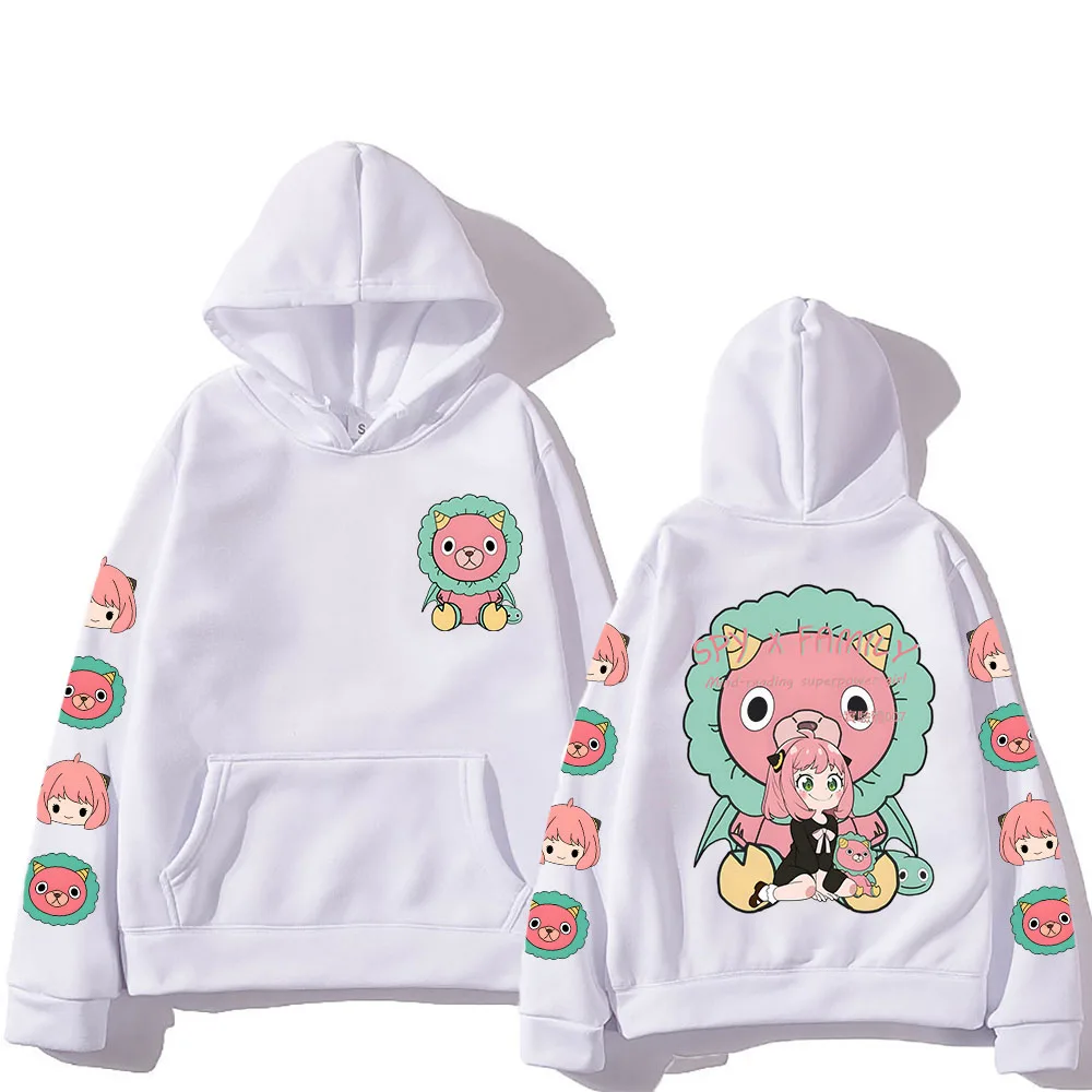 

Kids Japanese Anime Spy X Family Hoodie Girls Kawaii Anya Forger Cartoon Sweatshirt Harajuku Couple Male Hoodies Boys Unisex Top