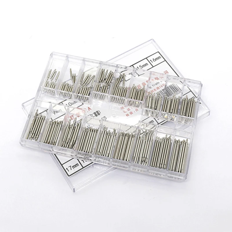 

360 Pcs/Set Watch Spring Bars Accessories Watch Band Steel Metal 8mm - 25mm Strap Link Pins Repair Tools Kit For Men Women Watch