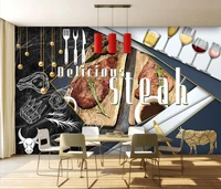 beibehang steak black marble mural wallpaper modern wall painting living room bedroom home decor papel de parede 3d