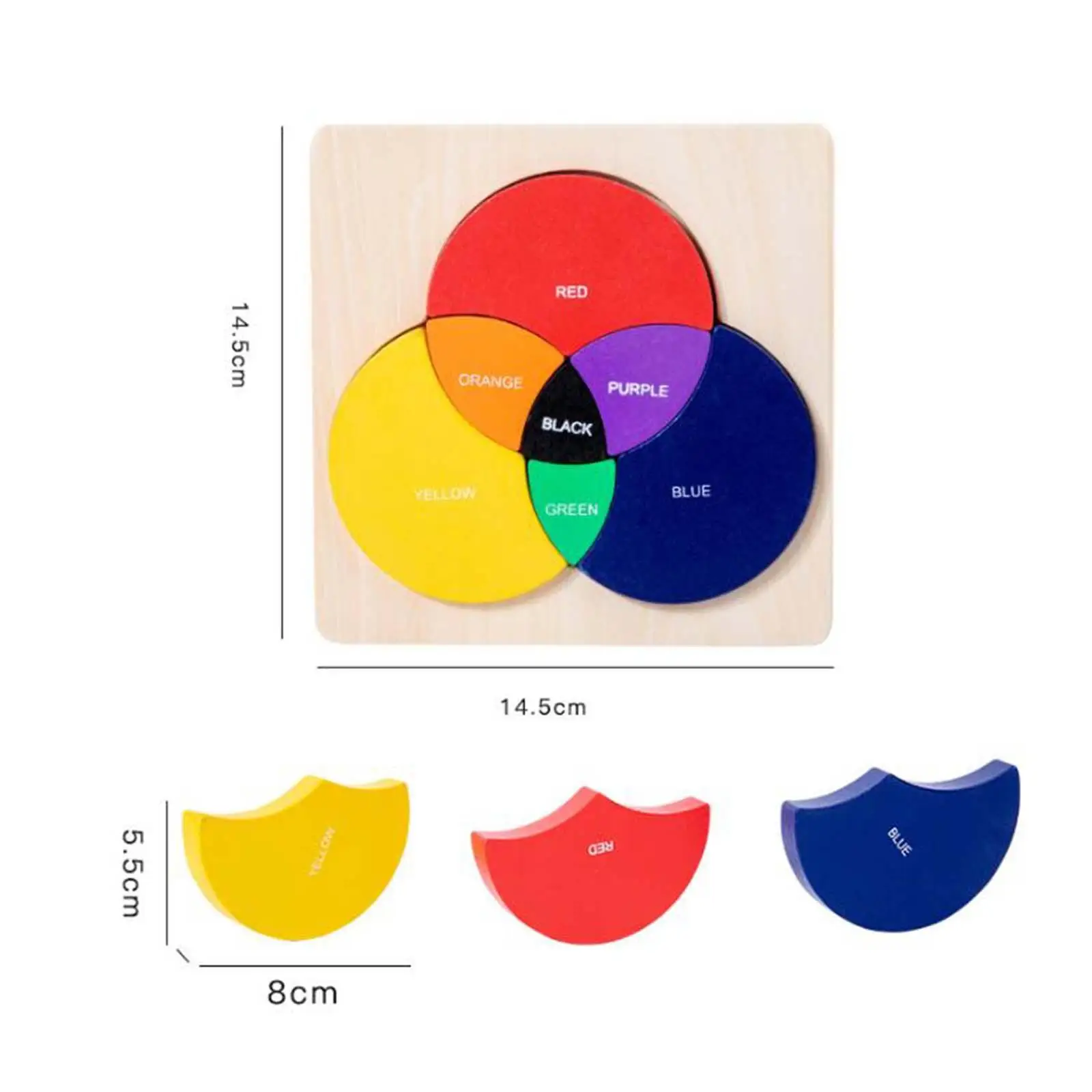 Блоки-головоломки. Цветная игра для дошкольников. форма. Развивающие блоки. Доска