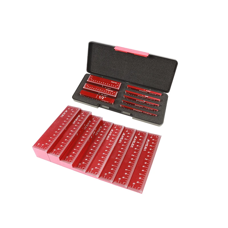 

Set of 8 High Precision 0.001" Setting Block Flat Spacer Gauge Block