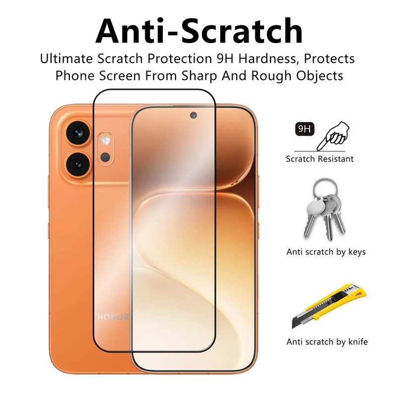 Защитное стекло 6-в-1 для Honor 600  Honor 600 Pro, закаленное, 2.5D, с полным покрытием и клеевым слоем, пленка для объектива Honor 600 (art.: 3920da0ddfa23) - 3920da0ddfa23