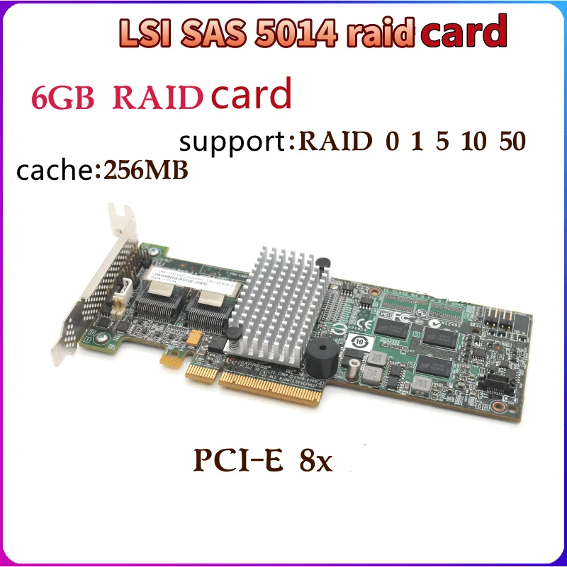 

Для LSI SAS 3 6 ГБ RAID card 8-port PCI-E desktop SAS card SATA Server 512M LSI 5014 9260-8i 9267-8i RAID card