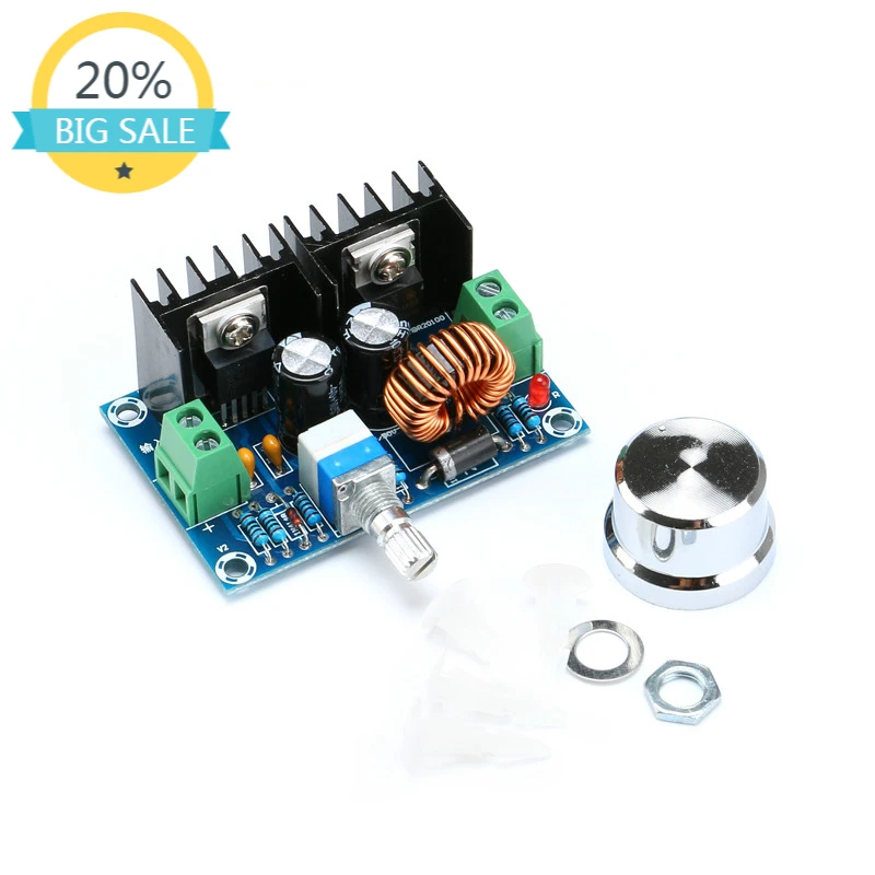 

XL4016E1 200W 8A DC DC Buck Step Down Power Supply Module Voltage Regulator PWM Modulation 4V-40V to 1.25V-36V with Rectifier